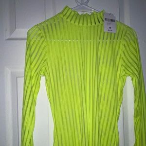 WOMA´S LONG SLEEVE MESH DRESS by FOREVER 21 BNWT / VERY SEXY / SZ M